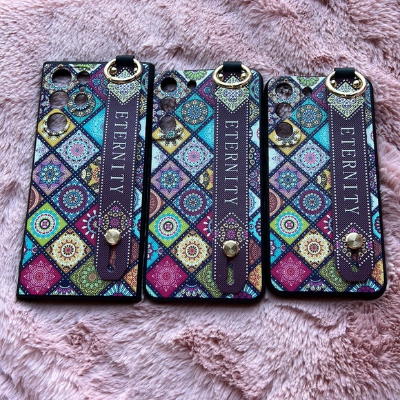 For Samsung Galaxy S22,S22 plus,S22 ultra phone case with strap kickstand ring - Picture 3 of 16